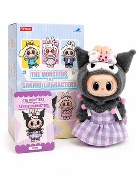 Pop Mart Labubu THE MONSTERS Hello Kitty and Friends Kuromi